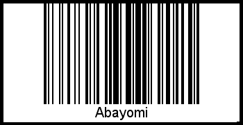 Barcode-Grafik von Abayomi