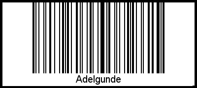 Barcode-Grafik von Adelgunde