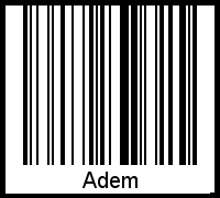 Interpretation von Adem als Barcode