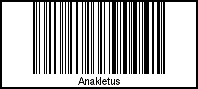 Barcode-Foto von Anakletus