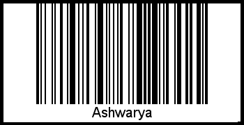 Ashwarya als Barcode und QR-Code