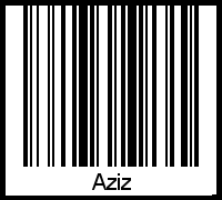 Barcode-Foto von Aziz