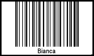 Barcode-Grafik von Bianca