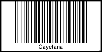 Barcode-Foto von Cayetana