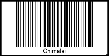 Interpretation von Chimalsi als Barcode