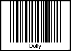 Dolly als Barcode und QR-Code