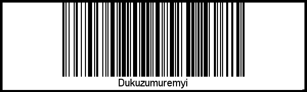 Barcode-Grafik von Dukuzumuremyi
