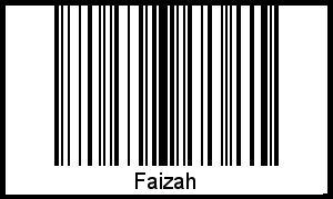 Barcode-Foto von Faizah