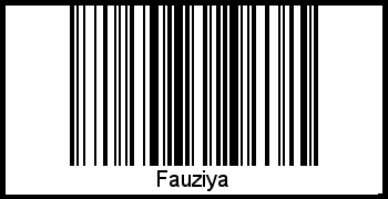 Interpretation von Fauziya als Barcode