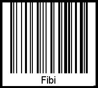 Fibi als Barcode und QR-Code