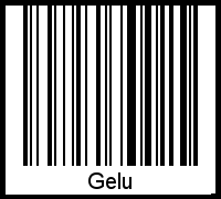 Barcode-Foto von Gelu