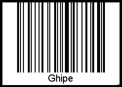 Barcode-Foto von Ghipe