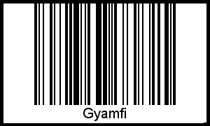 Barcode-Grafik von Gyamfi