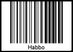 Interpretation von Habbo als Barcode