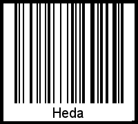 Barcode-Foto von Heda