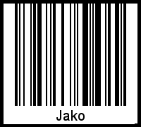 Barcode-Grafik von Jako
