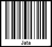 Jata als Barcode und QR-Code