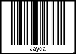 Interpretation von Jayda als Barcode