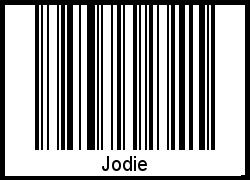 Interpretation von Jodie als Barcode