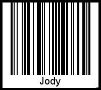 Barcode-Grafik von Jody