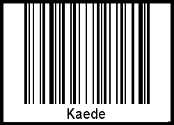 Barcode-Foto von Kaede