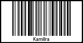 Kamillra als Barcode und QR-Code