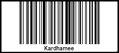 Barcode-Grafik von Kardhamee