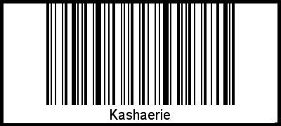 Barcode-Foto von Kashaerie