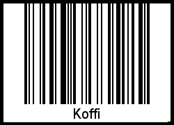 Barcode-Grafik von Koffi