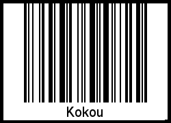 Barcode-Foto von Kokou
