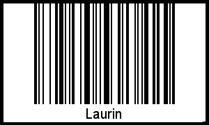 Laurin als Barcode und QR-Code