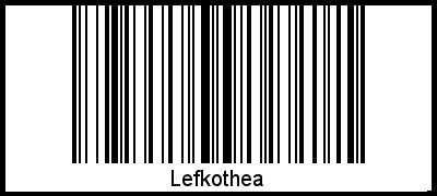 Interpretation von Lefkothea als Barcode