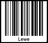 Barcode-Foto von Lewe