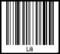 Lili als Barcode und QR-Code
