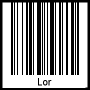 Barcode-Foto von Lor