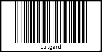 Interpretation von Luitgard als Barcode