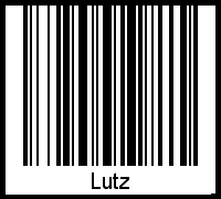 Interpretation von Lutz als Barcode