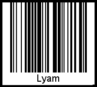 Interpretation von Lyam als Barcode