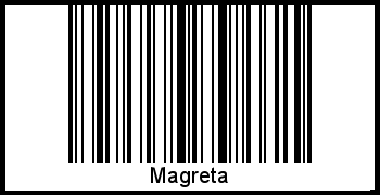 Interpretation von Magreta als Barcode