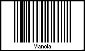 Barcode-Foto von Manola