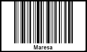 Maresa als Barcode und QR-Code