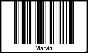 Interpretation von Marvin als Barcode