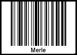 Barcode-Grafik von Merle