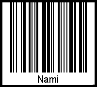 Interpretation von Nami als Barcode
