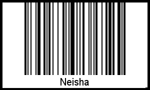 Interpretation von Neisha als Barcode