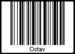 Interpretation von Octav als Barcode