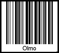 Olmo als Barcode und QR-Code