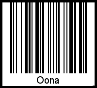 Barcode-Foto von Oona