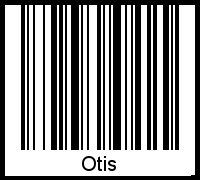 Interpretation von Otis als Barcode