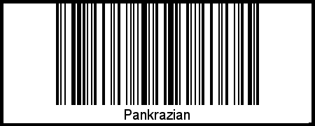 Interpretation von Pankrazian als Barcode